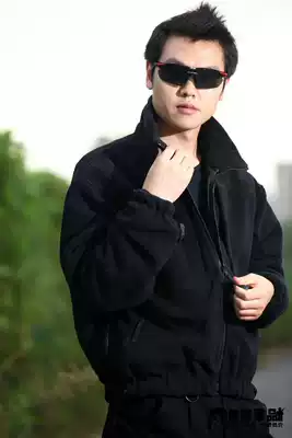 Exit cold-proof windproof liner high-density fleece jacket jacket coat in large size men's clothing