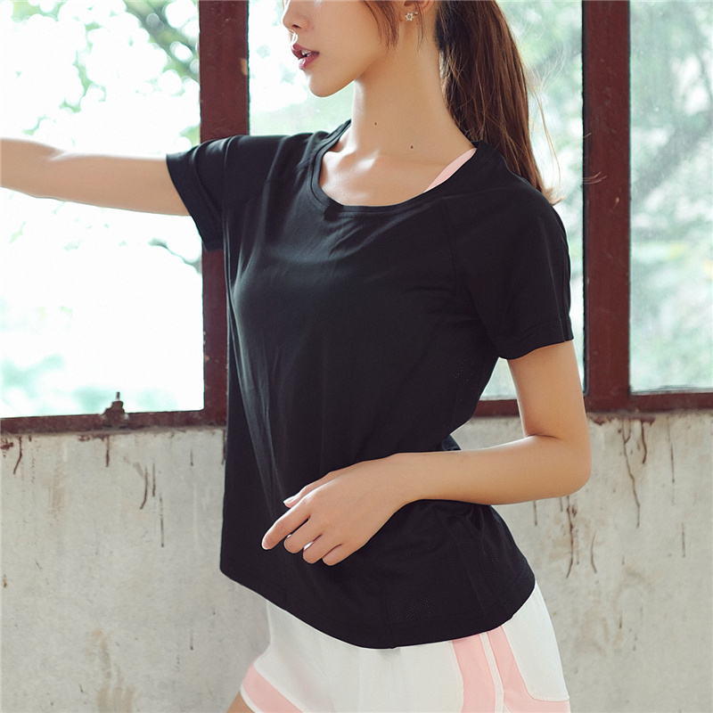 Tx1098 BlackBroken code Clearance - motion Short sleeve female run yoga Bodybuilding