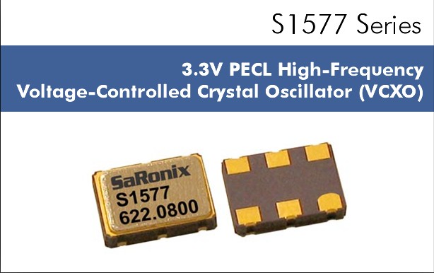 Differential crystal oscillator LVPECL VCXO 5*7 6 feet 622 08MHZ 622 08M 622 0800MHZ