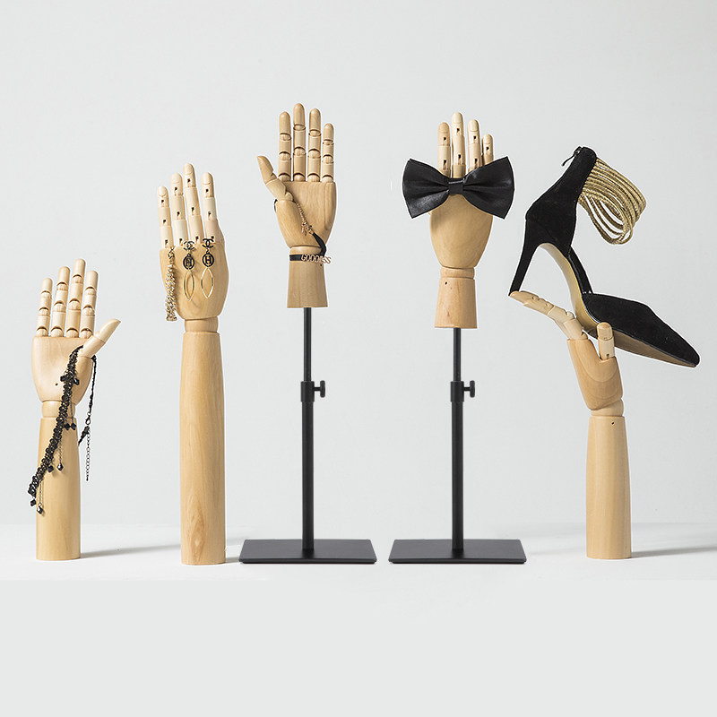 Hand Model Props Woman Clothing Shop Hanging Ornament Bag Jewellery Shop Window Display Show Shelf Fake Hand Model