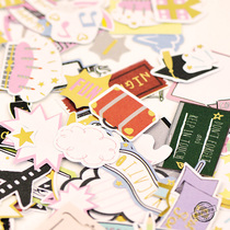 Photo album Hand account book decoration material stickers children reward Happy birthday Happy birthday stickers