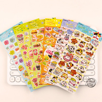 Gourmet burger sushi cat dog cartoon animal sticker account girl heart ins Net red wind cute small stickers