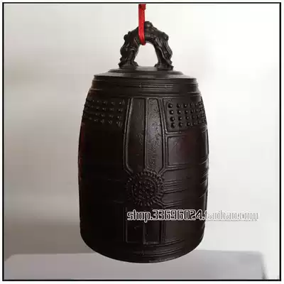 Ju Buddha Pavilion * Taiwan original imported copper cloth bell Emperor clock antique casting small Bell