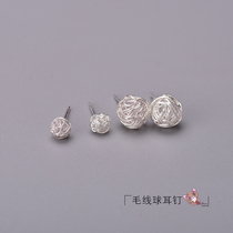 Foot Silver 990 Fresh trendy new personality minimalist fashion 100 hitch elegant classic wool jersey silver decorated female