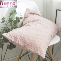 Large pillowcase 50x8060x90 50 * 90cm washed cotton cotton cotton enlarged hotel pillowcase single