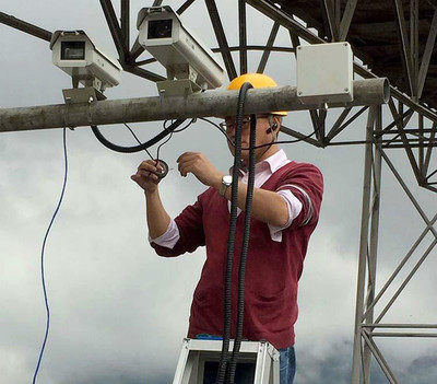 HT3000-D Lilever-type Fixed-Point Radar Anemometer Factory Mine Area Power Plant Vehicle Speeding Surveillance Photo Instrument