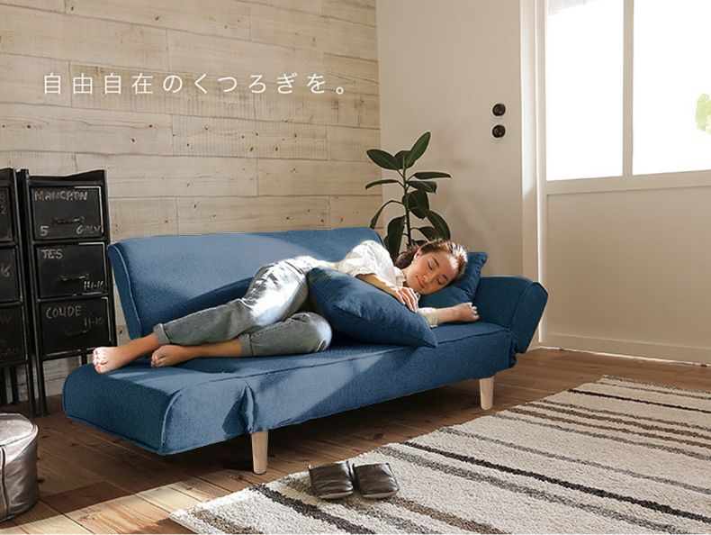 Gỗ beanbag tuyệt vời gia đình nhỏ của hai sử dụng đơn hoặc kép giường sofa kéo ra lưới phòng ngủ màu đỏ mô hình tối giản hiện đại - Ghế sô pha sofa giường kéo