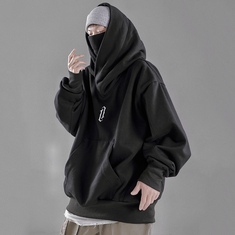 Jiye Heavy Industries Trendy Oversized Hoodie Men's Functional Style Jacket with Hood and Fleece for Autumn and Winter Original Couple Sweatshirt Trendy