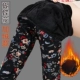 Quần mẹ trung niên và nhung dày bên ngoài mặc quần legging cạp cao cỡ lớn mùa thu và mùa đông mẫu quần trong quần dài cho người cao tuổi áo voan đẹp