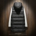 Vest nam áo khoác phiên bản Hàn Quốc của xu hướng đẹp trai dài xuống cotton mỏng vest thanh niên dày áo vest thu đông áo ba lỗ nam form rộng Áo vest cotton