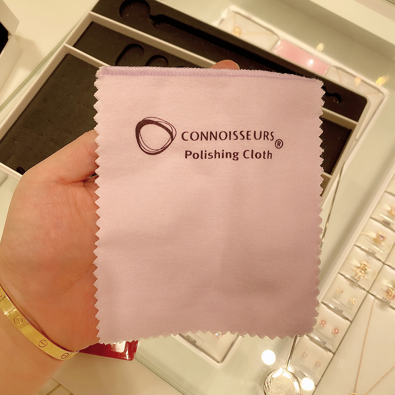 Spot Australia Two sides use polished cloth Pandora pandora handmade female special small number polished silver cloth to wipe oxidation