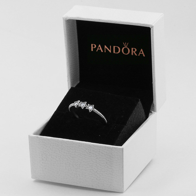 Pandora Pandora official web 925 silver sky Star Star Rings Ring Female 198492C01 Fashion