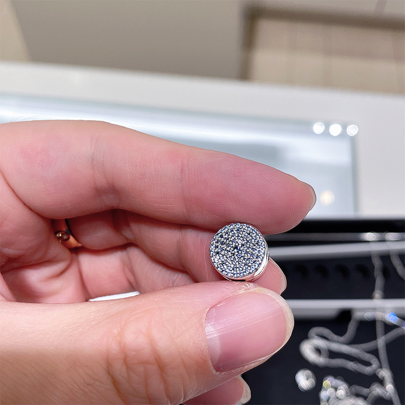 Pandora's official website pandora Reflexions series of dense blue gemstone fixed buckle 797583C01