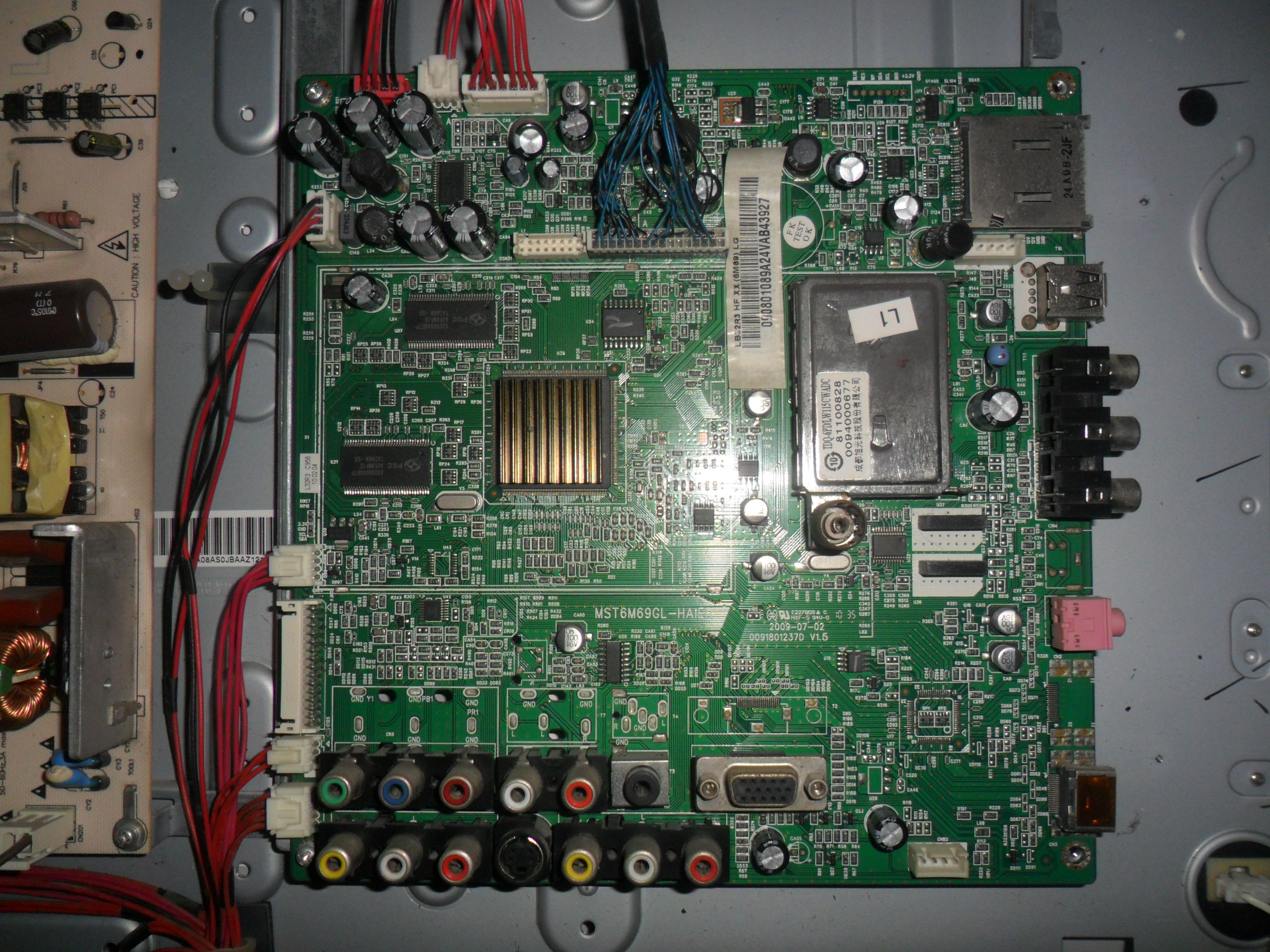 Haier LB32R3 motherboard 0091801237D MST6M69GL-HAIER with LC320WXN E