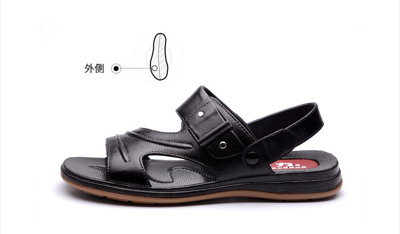 Kéo lại giày nam sandal 2017 mùa hè thoáng khí giày đi biển chống trượt giày chạy bộ nam