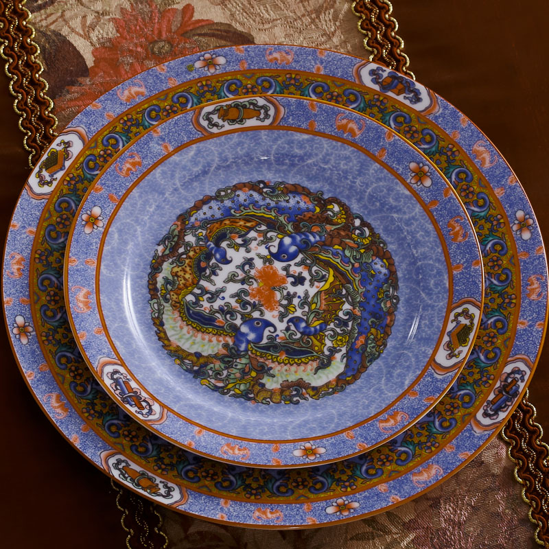 Red xin 28 the head master of jingdezhen ipads China blue sweet gifts design