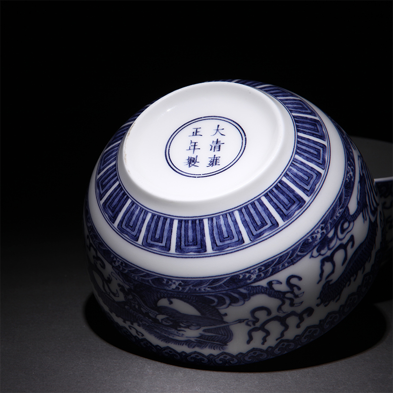 Jingdezhen porcelain ceramic bowl of 4.5/6 of an inch of household rice bowls rainbow such to use a single bowl of soup bowl under the glaze color