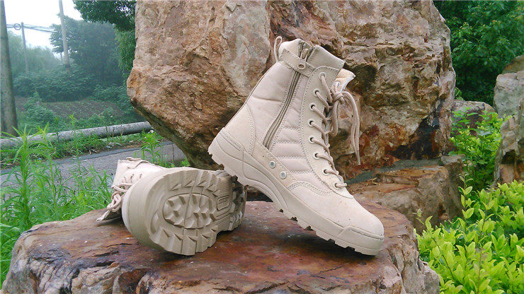 Boots militaires SWAT en cuir - dérapage - Ref 1397369 Image 7