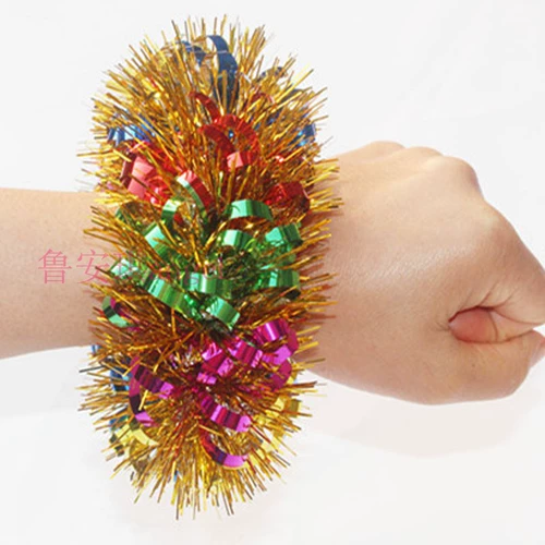 Колокольчик, цветок на запястье, блестки для ногтей, механический браслет для раннего возраста