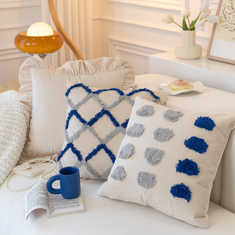 Morocco in tufted pillow living room sofa embroidered with bedhead backback cushion Dutch suffix pillow