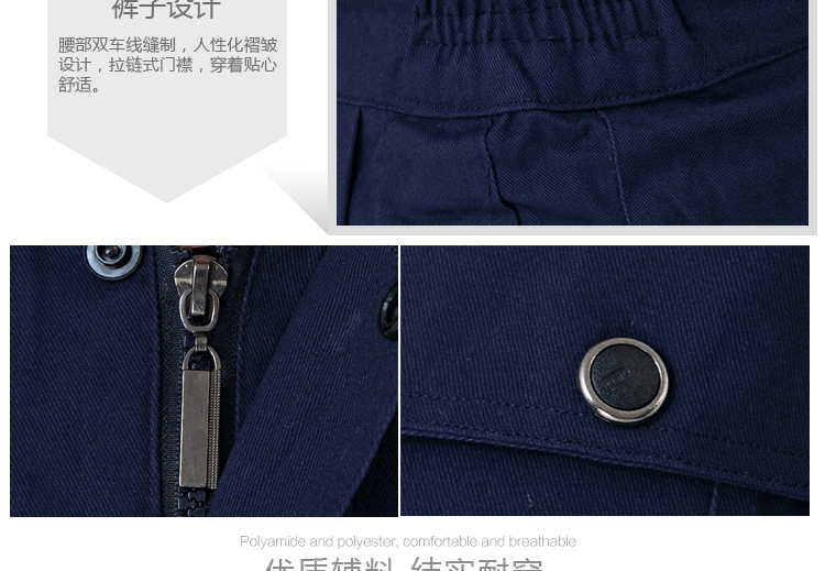 Quần yếm hàn điện thợ hàn chống bỏng quần áo phù hợp với nam giới dày cotton chống tĩnh điện quần áo bảo vệ bộ đồ mặc nhà