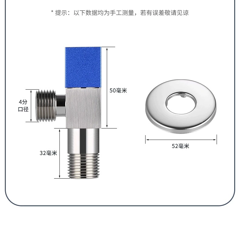 Van góc dày hoàn toàn bằng đồng nóng lạnh van tam giác máy nước nóng van chuyển đổi van chặn vệ sinh gia đình để tăng lưu lượng lớn van góc chữa cháy van góc chữa cháy