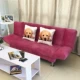 Đơn giản nhỏ sofa sofa căn hộ gấp nhỏ ba ghế sofa vải sofa phòng khách sofa giường mui trần - Ghế sô pha