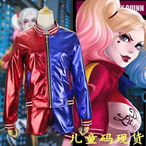 Adult Child suicide squad cos Harlie Quinn Costume suicide squad Clown Female Performance Costume