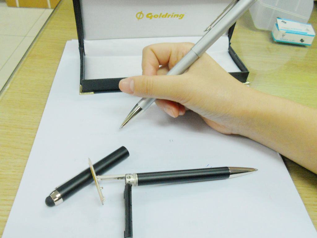 Austria's Zhuoda pen stamp import intelligent seal pen Goldring gold ring pen seal can be written and sealed