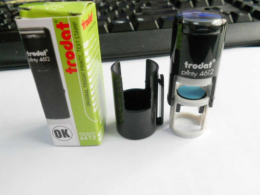 Trodat 4612 back ink small seal Trodat printy 4612 12MM back ink seal material