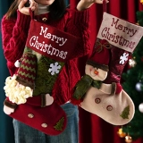 Рождественские детские носки, большой демисезонный пуховик для пожилых людей, подвеска, подарок на день рождения