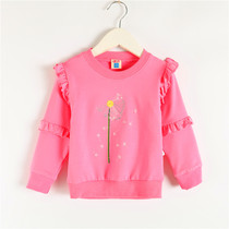 Spring girls sweatshirt female baby round neck sweatshirt new blouse baby boy toddling undershirt child spring cartoon long sleeve