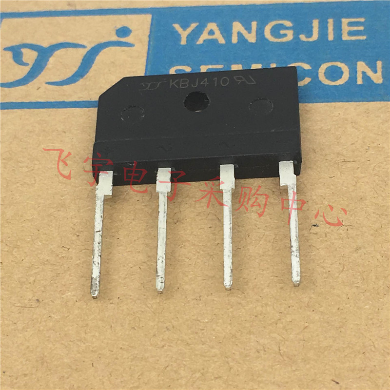 Rectifier Bridge KBJ410 Flat Bridge Reach 4A 1000V Yangjie YJ New Original