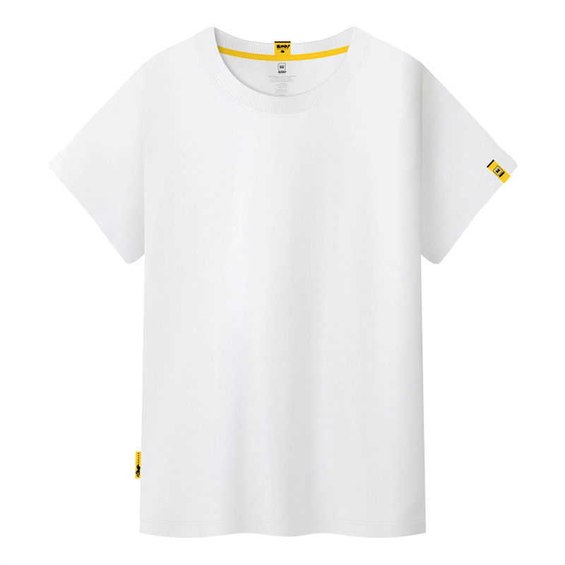 Sugu Round Neck Loose Large Size Pure White T-Shirt Women's Short-Sleeved Top Summer Simple Casual Pure Color Bottoming Half-Sleeved Top Sugu Round Neck Loose Large Size Pure White T-Shirt Women's Short-Sleeved Top Summer Simple Casual Pure Color Bottoming Half-Sleeved Top