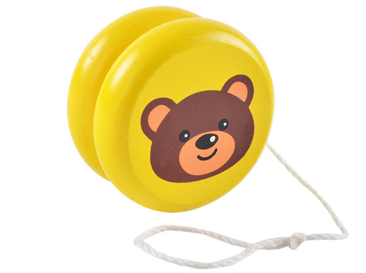 Phim hoạt hình thiếu nhi yo-yo gỗ bé yo-yo kỷ niệm cổ điển món quà truyền thống hoài cổ mua đồ chơi
