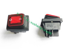 Four-foot two-speed red waterproof dustproof and oil-proof switch with red light Taiwan imported RLEIL switch RL2(P)