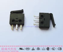 Ultra-small micro switch camera switch press handle 3-pin DC switch current 1A 250VAC