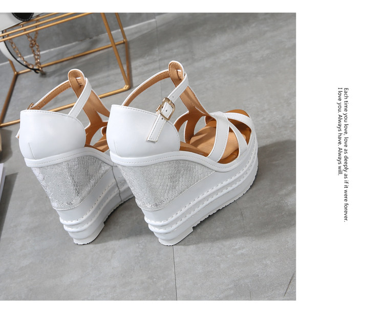 Sandal cao gót nữ hở mũi đế xuồng 10 cm phong cách boho — Mơ 14CM, Mơ 16CM, Trắng 14CM, Trắng 16CM chi tiết 30