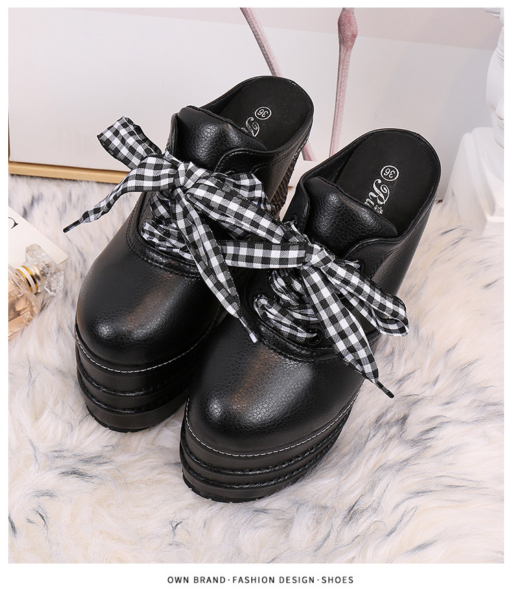 Giày cao gót đế xuồng platform siêu cao 15 cm cho nữ dáng nhỏ — Trắng 12cm, Trắng 15cm, Đen 12cm, Đen 15cm chi tiết 42