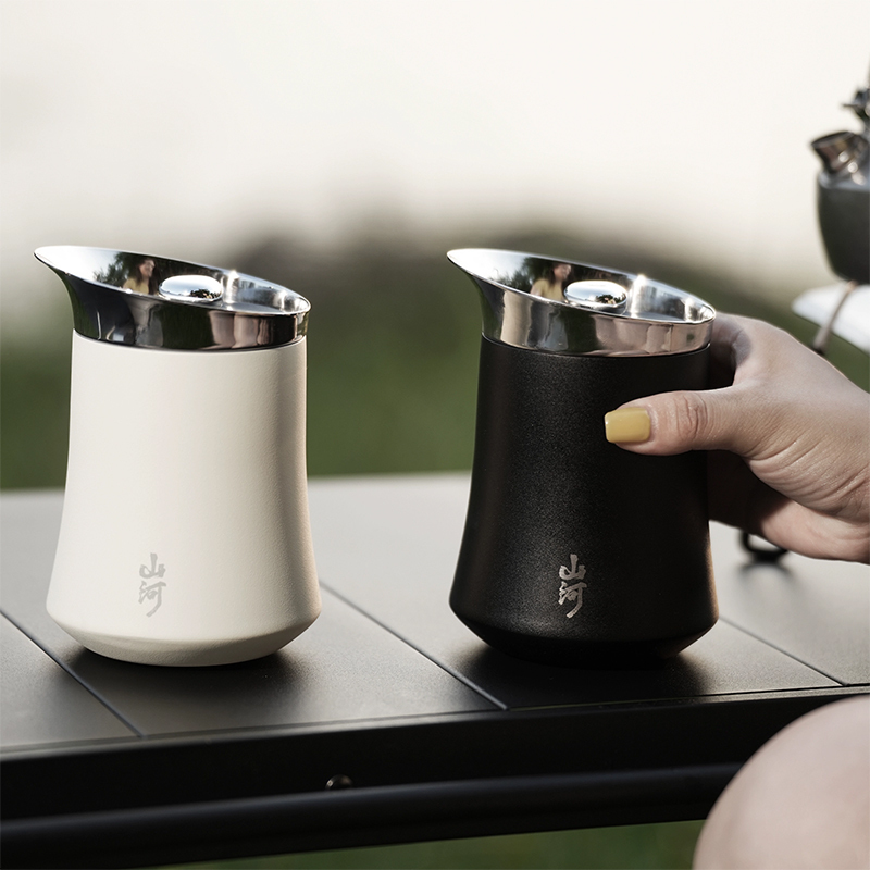 Travel Tea Set for One Person with a Portable Pot, 316 Stainless Steel Storage Bag, Outdoor Portable Tea Set Travel Tea Set for One Person with a Portable Pot, 316 Stainless Steel Storage Bag, Outdoor Portable Tea Set