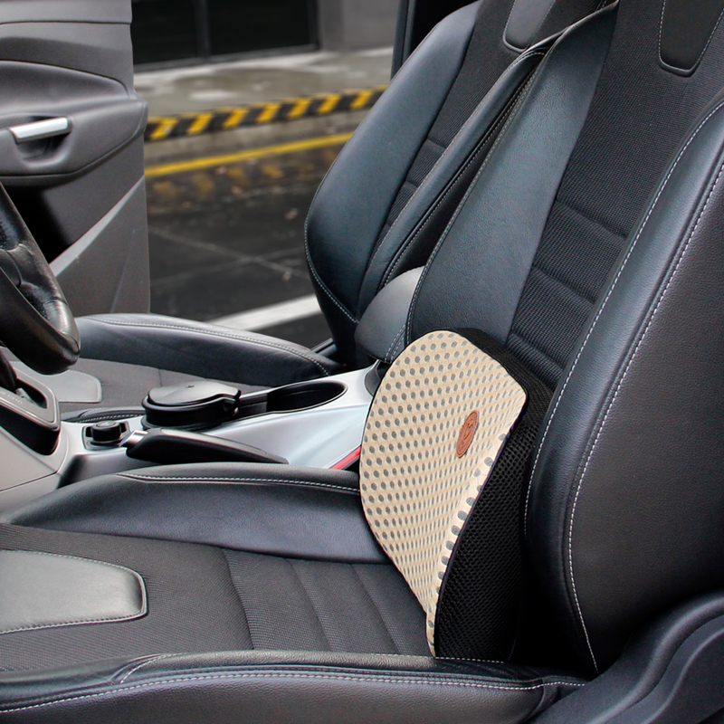 Love boat car waist cushion thin car car waist cushion breathable summer back cushion small waist pillow backrest