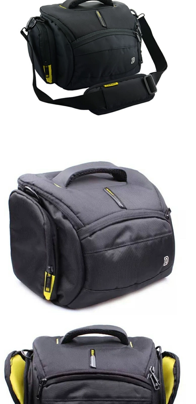 Túi đựng máy ảnh Nikon DSLR Túi đựng máy ảnh một vai D7500 D7200 D750 D5500 D5400 D3400 D3200 D5200 D7000 D7100 D3300 D5300 D90 - Phụ kiện máy ảnh kỹ thuật số túi đựng máy ảnh vintage