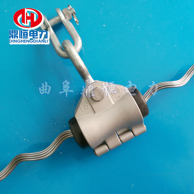 ADSS Overhanging cable clamps Pre-stranded wire overhanging cable clamps 150 meters pitch Pre-stranded overhanging string adss fiber optic cable fittings