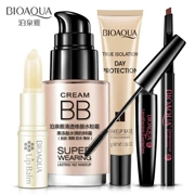 泉 雅 Bộ trang điểm cô lập BB Cream màu nude che khuyết điểm Mascara Bộ mỹ phẩm dành cho người mới bắt đầu - Bộ trang điểm