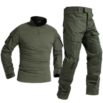 Outdoor mens CS field jacket camouflan tactics suit mens guard with frog clothes tight with long sleeves blouses spring and summer