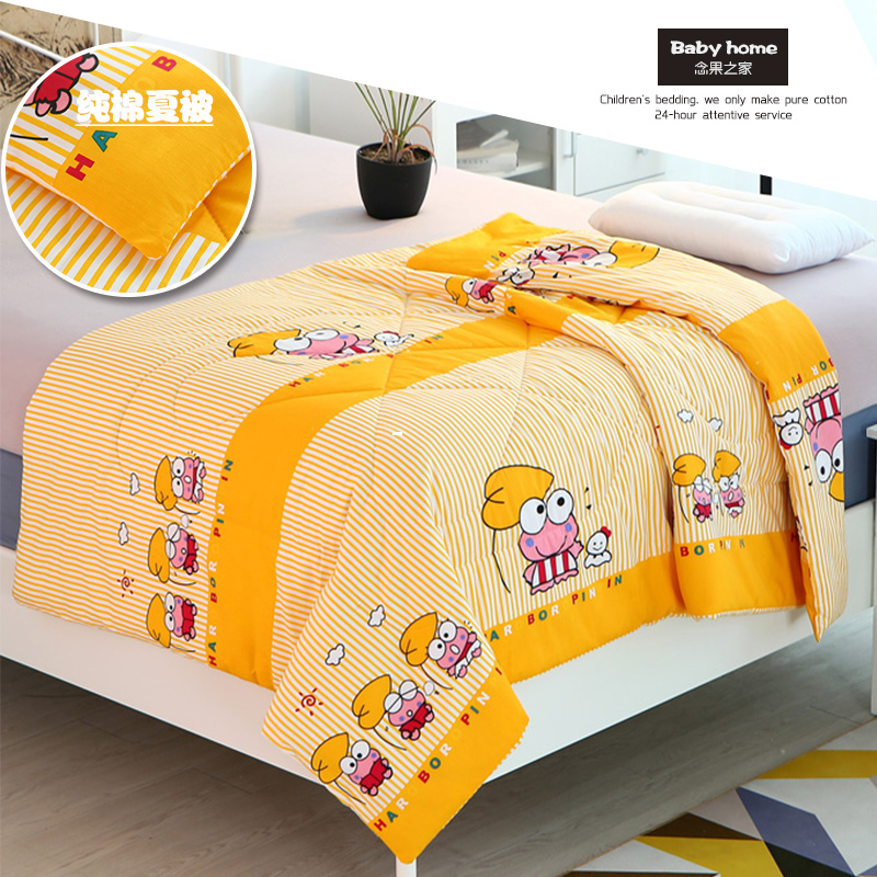 Children quilted by core cotton by kindergarten quilt winter by air conditioning by children cartoon Four Seasons by-Taobao