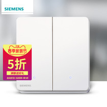 Siemens Rui Series Switch Socket panel Home No frame wise Wisdom Ivory White LED Two-On Single Control Switch