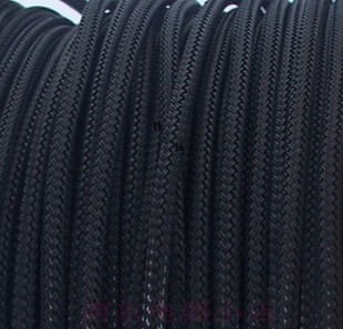 Computer wire diy special black 3mm three-wire encrypted snakeskin mesh pc power cord braided mesh
