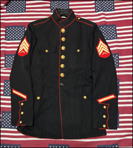 美国产 原品 陆战队USMC 中士士官礼服上衣 40L码