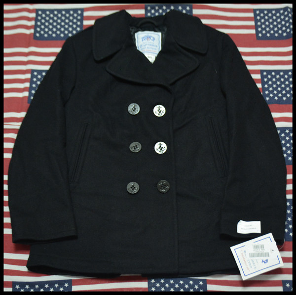 Classic Recommended American Prolific Heijun Winter PEACOAT 740 Pure Wool Black Big Coat Monarch version original